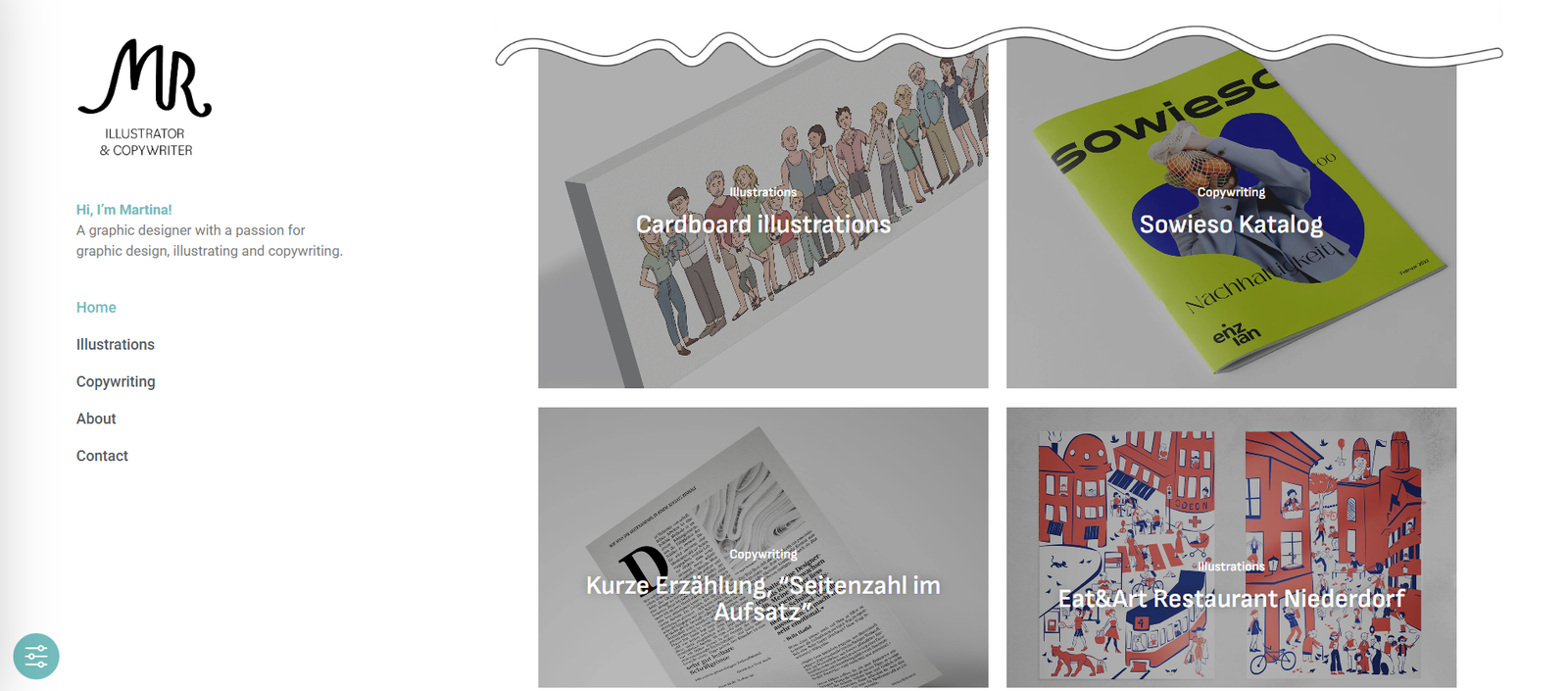 Ukázka webu pro firmu Design By Martina – vytvořeno RB Digital